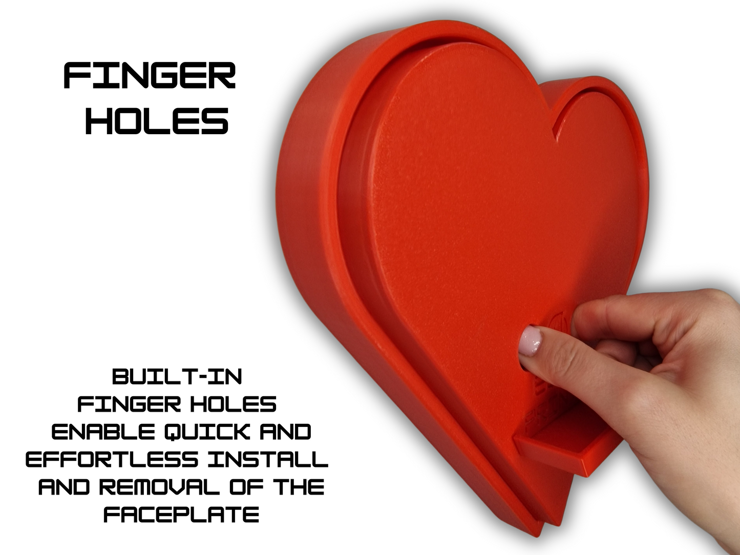 Heart Shaped Wall-Mounted Horseshoe Display