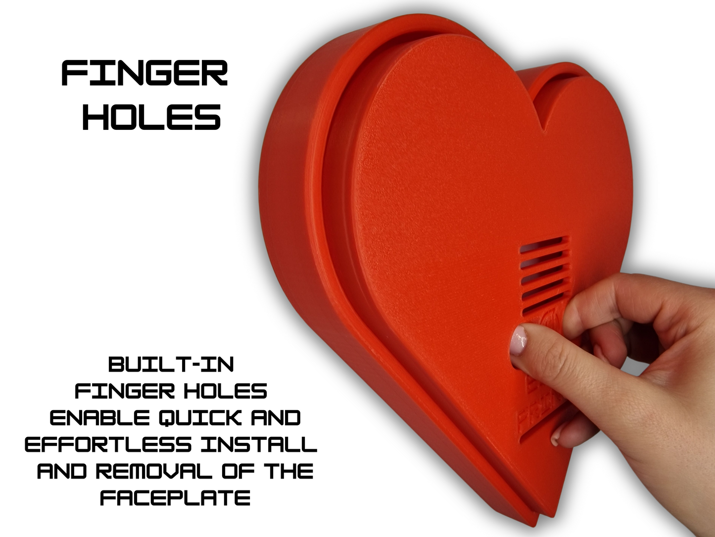 Heart Wall-Mounted Rosette Display