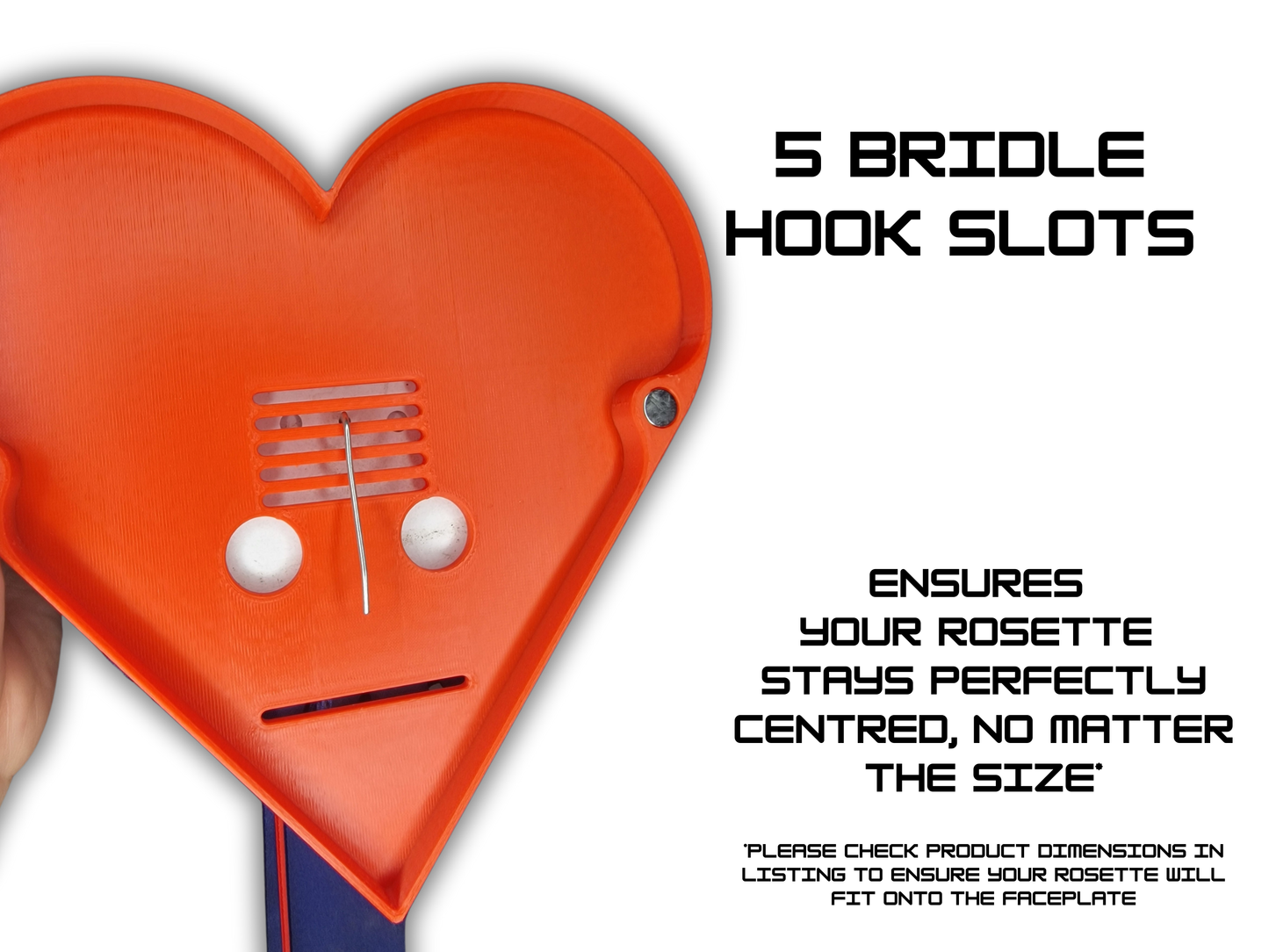 Heart Wall-Mounted Rosette Display