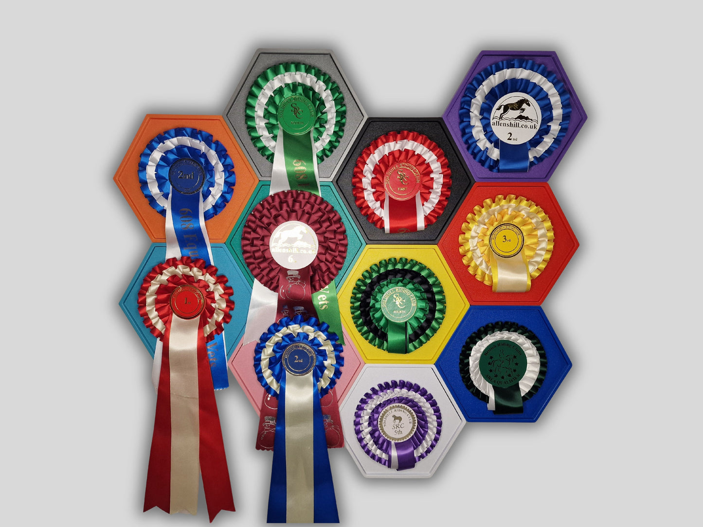 Wall-Mounted Rosette Display
